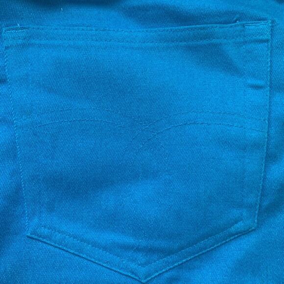 Upcycled Maxi Tote Bag Vintage Blue Jeans Logos Belt Detail OOAK Handmade Purse - Picture 12 of 15